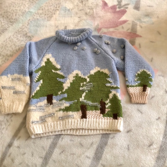Hand Crafted Sweaters - 🥳2x Host Pick🥳 Vintage Hand Knit Sweater